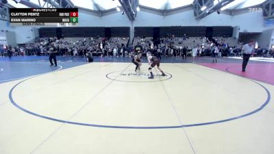 100-I2 lbs Semifinal - Clayton Pentz, High Pace Wrestling Club vs Evan Marino, MacArthur