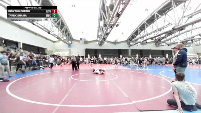 77 lbs Rr Rnd 6 - Brixton Fortin, Revolution Wrestling Club vs Tarek Shama, Shore Thing Wave