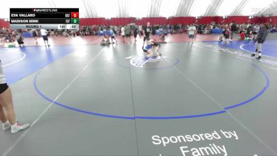 119-124 lbs Round 1 - Eva Vallaro, Batavia vs Madison Mink, Franklin Central Flashes