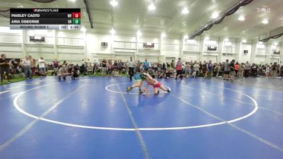 98.9-105.2 lbs Round Robin 1 - Paisley Casto, WV vs Aria Osborne, OH