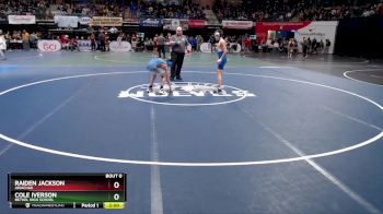 103 lbs Champ. Round 1 - Raiden Jackson, Akiachak vs Cole Iverson, Bethel High School