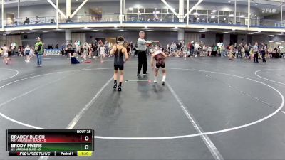 72 lbs Round 7 (8 Team) - Bradey Bleich, Mat Assassins Black vs Brody Myers, U2 Uprising Blue