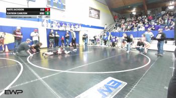 60 lbs Rr Rnd 4 - Nate Jackson, Cushing Tigers vs Cayson Carlton, Warhorse Wrestling Club