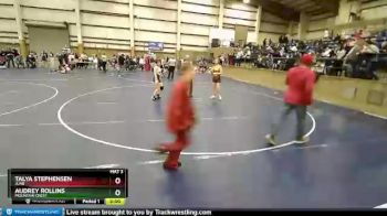 115 lbs Cons. Round 5 - Audrey Rollins, Mountain Crest vs Talya Stephensen, Juab
