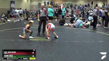 56 lbs Finals (8 Team) - Axl Williams, RWA vs Kobe Rice, Belding Orange