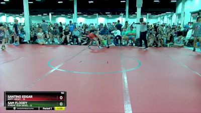 92 lbs Round 2 (4 Team) - Sam Floody, Xtreme Team White vs Santino Edgar, Dirty Jersey