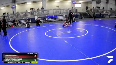 110 lbs 3rd Place Match - Christopher Yang, Dragon Youth Wrestling vs Tobin Russell, Texas Select Wrestling