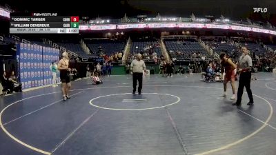 3A 175 lbs Cons. Round 1 - William Devereux, Carrboro vs Dominic Yarger, Currituck County High School