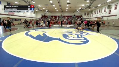 150 lbs Quarterfinal - Landon Pallies, Seagull Wrestling Club vs Dylan Collins, Este Built WC