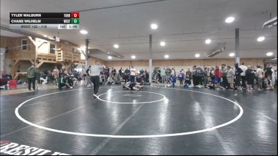 118 lbs Semifinal - Tyler Walburn, Turbotville vs Chase Wilhelm, West Pittston