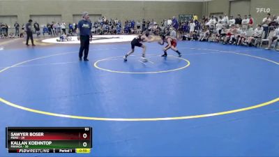 93 lbs Semis (4 Team) - Kallan Koehntop, MAHACA vs Sawyer Boser, Pierz