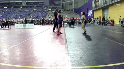 124 lbs Quarters & 1st Wb (16 Team) - Sophia Renteria, Adrian College vs Mia Gutierrez-fuentes, Marymount