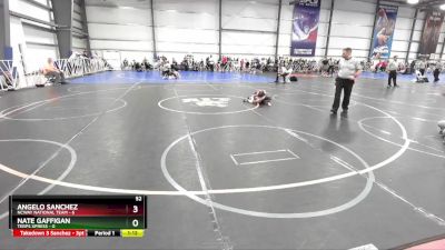 52 lbs Rd# 9- 2:15pm Saturday Final Pool - Nate Gaffigan, Terps XPress vs Angelo Sanchez, NCWAY National Team