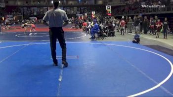 58 lbs Round Of 16 - Zane Dominguez, Cobre Wrestling Jr Program vs Hayden Nozie, BUCKEYE ROUGHRIDERS