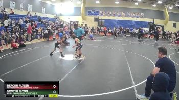 43/49 Cons. Round 1 - Deacon Plyler, Heathwood Hall Episcopal Schoo vs Sawyer Flynn, James Island Youth Wrestling C