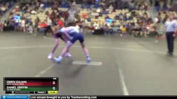 145 lbs Cons. Round 3 - Daniel Griffin, Gilman School vs Owen Galiani, Boys` Latin School