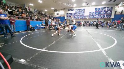 92-96 lbs Rr Rnd 4 - Gatlin Earp, Chandler Takedown Club vs Frankie Robertson, Hennessey Takedown Club