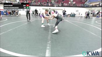 88 lbs Consi Of 8 #2 - Vitus Starr, Marlow Outlaws vs Quade Charmasson, Bristow Elementary Wrestling Club