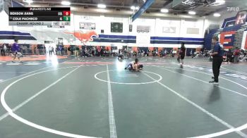 150 lbs Champ. Round 2 - Cole Pacheco, Alta Loma vs Benson Jiang, Colony