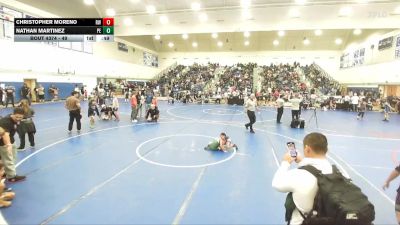 49 lbs Round 3 - Christopher Moreno, Reign WC vs Nathan Martinez, Poway Elite