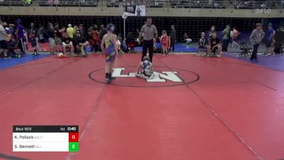 70 lbs Consolation - Kaleb Pollock, Baldwinsville, NY vs Silas Bennett, Gillett, PA