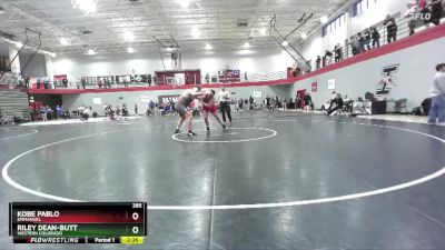 285 lbs Champ. Round 1 - Riley Dean-Butt, Western Colorado vs Kobe Pablo, Emmanuel