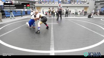83 lbs Rr Rnd 2 - Nevius Cossio, OKC Saints Wrestling vs Conner Garlett, Hennessey Takedown Club