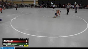 87 lbs Cons. Round 3 - Nick Payne, Boneyard Wrestling Academy vs Jared Peters, Aviators Wrestling