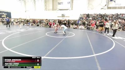 124 lbs Champ. Round 1 - Matteo Crino, GPS Wrestling Club vs Ryder Jimerson, Club Not Listed