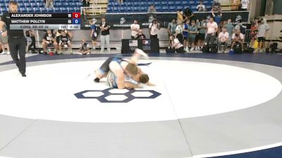 215 lbs Cons. Rd Of 32 - Alexander Johnson, Wisconsin vs Matthew Polcyn, Georgia