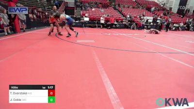 110 lbs Final - Tyler Overstake, Kansas Young Guns vs Jase Coble, Cowboy Wrestling Club