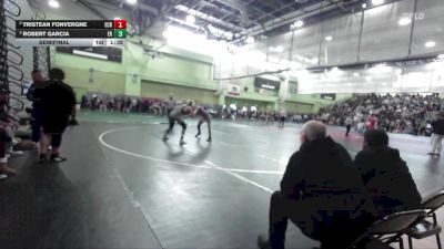 165 lbs Semifinal - Robert Garcia, EAGLE ROCK vs Tristean Fonvergne, El Camino Real