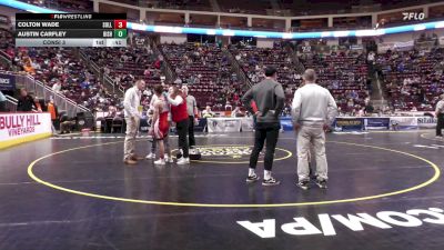 127 lbs Consi 3 - Colton Wade, Sullivan County vs Austin Carfley, Bishop McCort