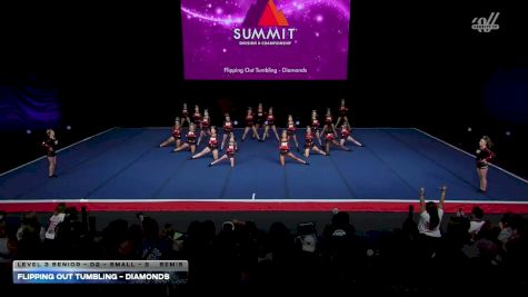 Flipping Out Tumbling - Diamonds [2026 L3 Senior - D2 - Small - B Semis] 2026 The D2 Summit