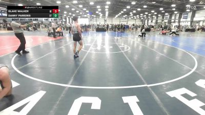 126 lbs Round Of 64 - Blake Walker, DE vs Danny Paredes, UT