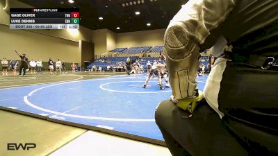 60-66 lbs Rr Rnd 2 - Gage Oliver, Terminator Wrestling Academy vs Luke Dennis, Elite Wrestling Academy