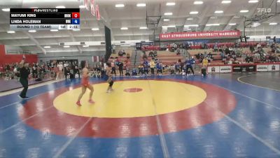 124 lbs Round 1 (12 Team) - Linda Holeman, Western New England vs Mayumi King, Brock Univeristy