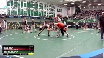 165 lbs Champ. Round 3 - Johnny Tomaino, South Range (canfield) vs Gage Bolt, Westfall (Williamsport)