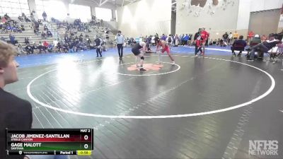 154 Boys Cons. Round 4 - Jacob Jimenez-Santillan, Steele Canyon vs Gage Malott, Santana