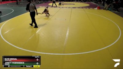 80 lbs Cons. Round 2 - Jarett Moenkedick, Hibbing vs Klyd Kresal, Mille Lacs