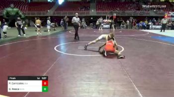 102 lbs Final - Pedro Carrizales, Ogallala vs Garrett Reece, Sons Of Thunder Academy