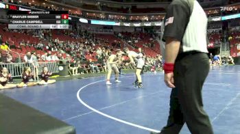 2A-175 lbs Cons. Round 5 - Braylen Bieber, Independence vs Charlie Campbell, Clarion-Goldfield-Dows