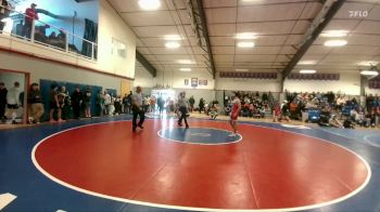 150 lbs Champ. Round 1 - Josiah Frueh, Scottsbluff vs McCoy Milek, Lander Valley