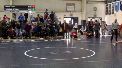 132 lbs Cons. Semi - Joseph Rivera, Iona Prep vs Evan Doll, St. Anthonys