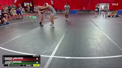 144 lbs Placement (16 Team) - Hudson Jablonski, Reedsburg vs Jaxson DeRosier, Brainerd