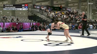 53 kg Quarters - Clare Booe, West Point Wrestling Club vs Taylor Whiting, Wisconsin