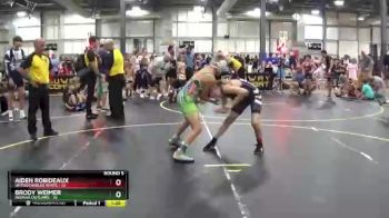 101 lbs Round 5 (6 Team) - Brody Weimer, Indiana Outlaws vs Aiden Robideaux, Untouchables White