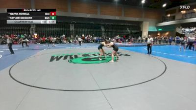 155 lbs Quarterfinal - Taylor McGuire, Grace M Davis vs Olivia Howell, Barlow