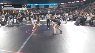 120 lbs Consi Of 16 #2 - Jaedis Brady, Esperanza (SS) vs Jaylene Bedran, El Camino Real (LA)