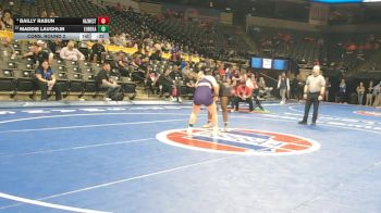 155 Class 2 lbs Cons. Round 2 - Maddie Laughlin, Eureka vs Bailly Rabun, Hazelwood West